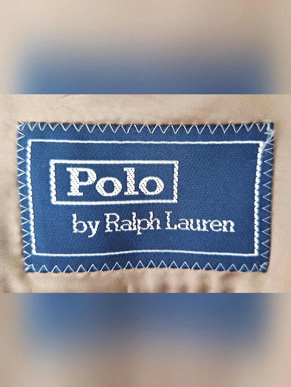 VINTAGE POLO BY RALPH LAUREN SILK AND VIRGIN WOOL HOUNDSTOOTH BLAZER.